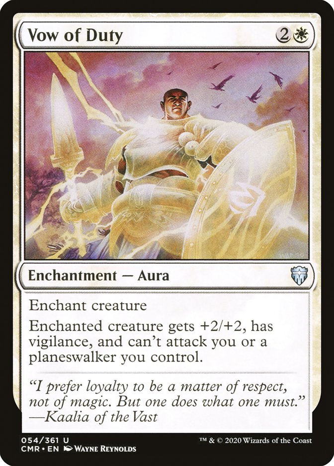 Vow of Duty [Commander Legends] | Gear Gaming Bentonville