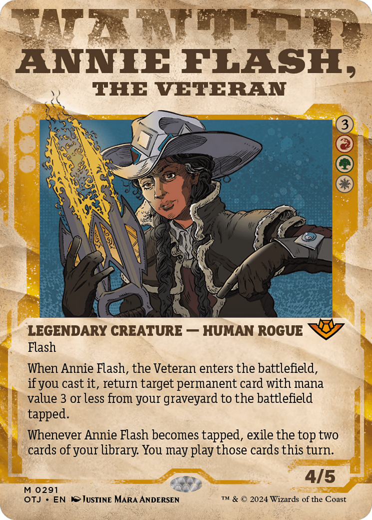 Annie Flash, the Veteran (Showcase) [Outlaws of Thunder Junction] | Gear Gaming Bentonville