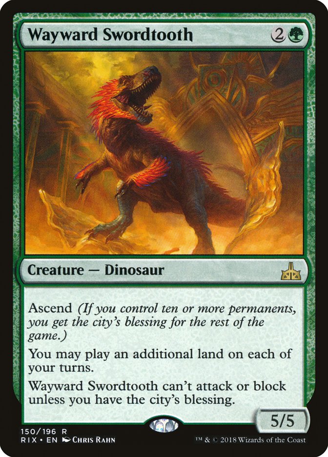 Wayward Swordtooth [Rivals of Ixalan] | Gear Gaming Bentonville
