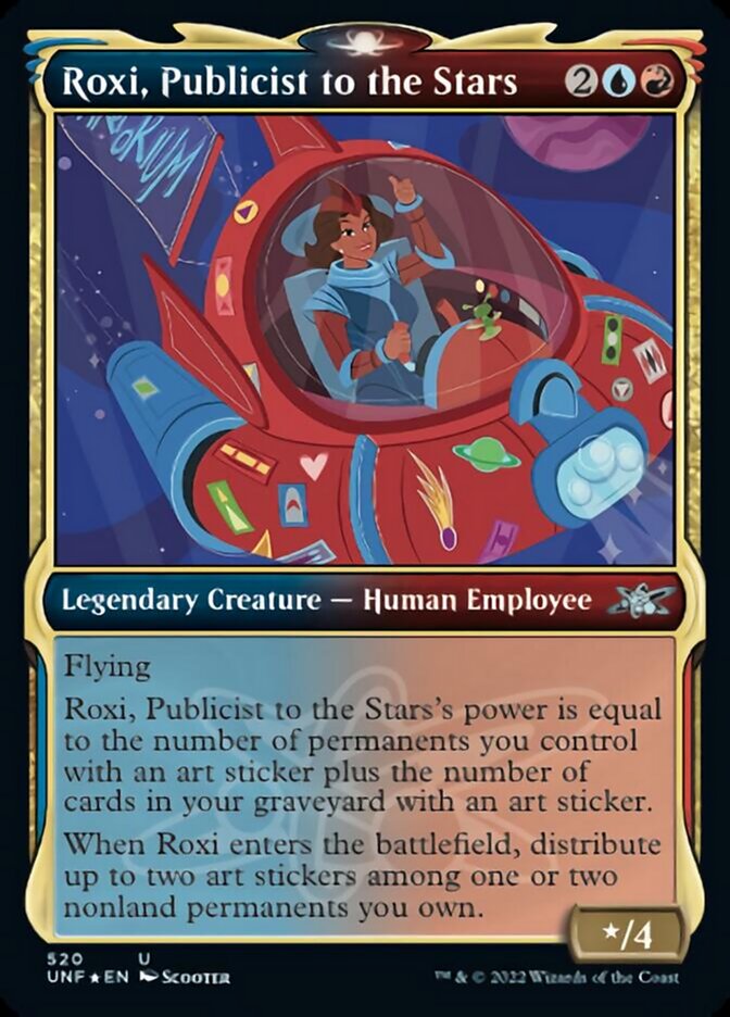 Roxi, Publicist to the Stars (Showcase) (Galaxy Foil) [Unfinity] | Gear Gaming Bentonville