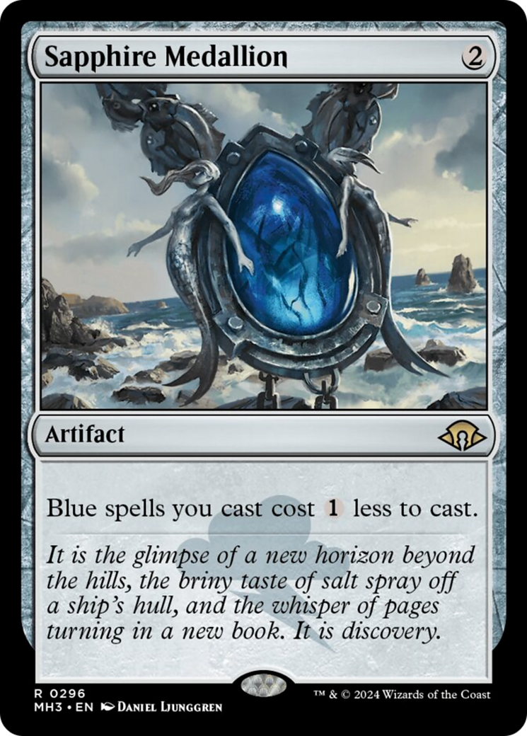 Sapphire Medallion [Modern Horizons 3] | Gear Gaming Bentonville