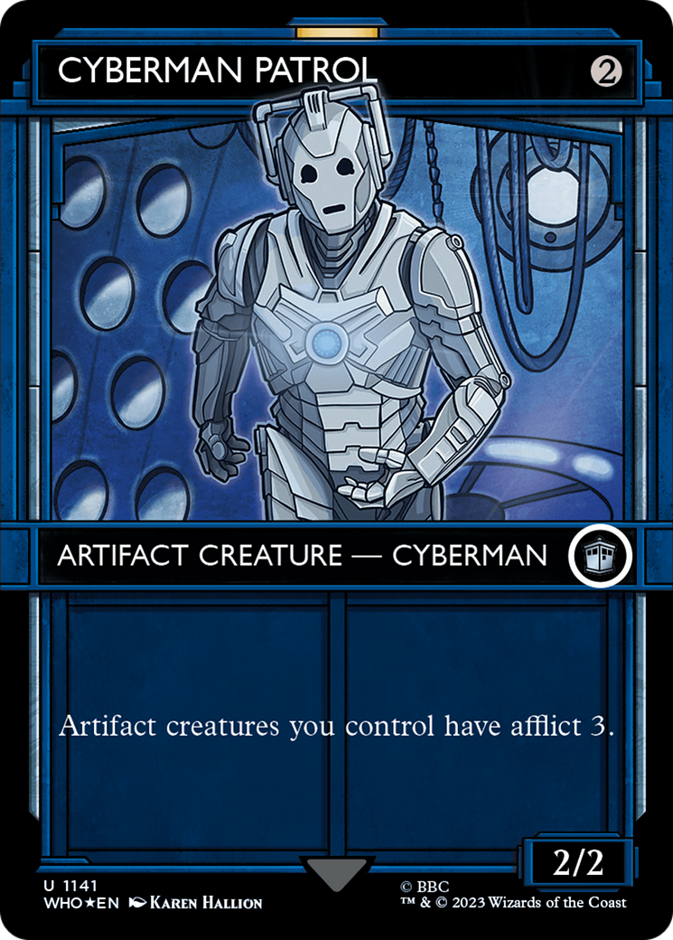 Cyberman Patrol (Showcase) (Surge Foil) [Doctor Who] | Gear Gaming Bentonville