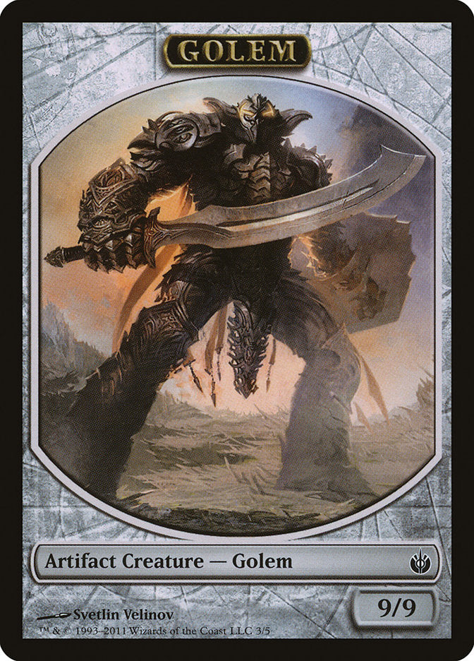 Golem Token [Mirrodin Besieged Tokens] | Gear Gaming Bentonville
