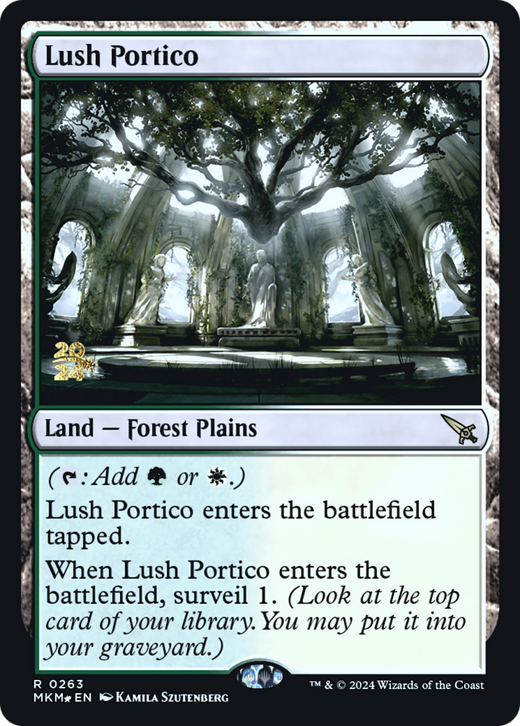 Lush Portico [Murders at Karlov Manor Prerelease Promos] | Gear Gaming Bentonville