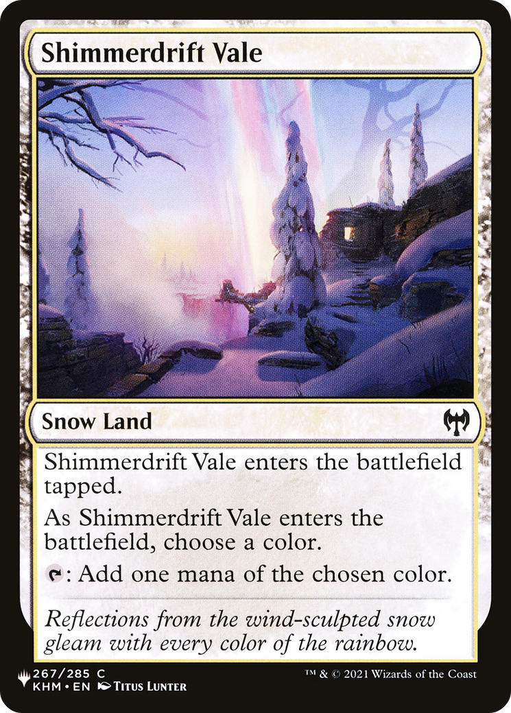 Shimmerdrift Vale [The List Reprints] | Gear Gaming Bentonville