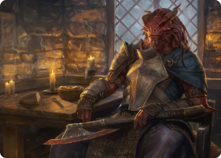 Jaded Sell-Sword Art Card [Dungeons & Dragons: Adventures in the Forgotten Realms Art Series] | Gear Gaming Bentonville