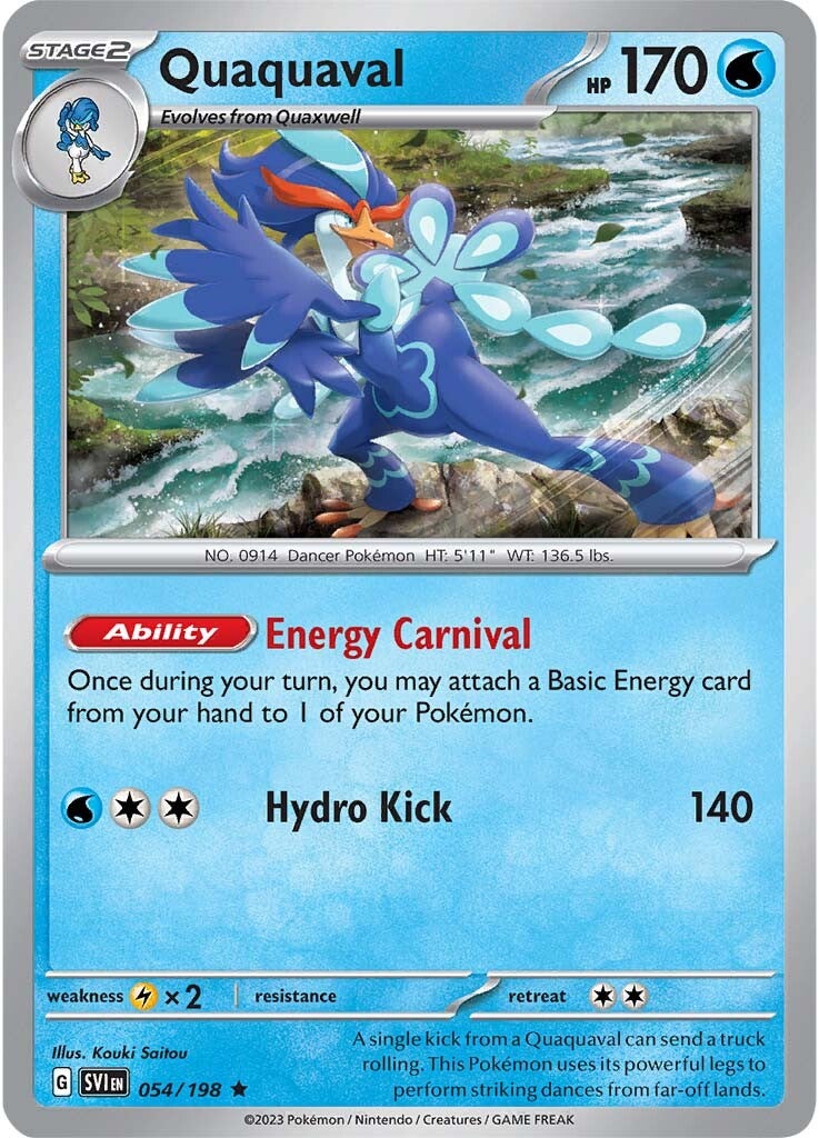 Quaquaval (054/198) [Scarlet & Violet: Base Set] | Gear Gaming Bentonville