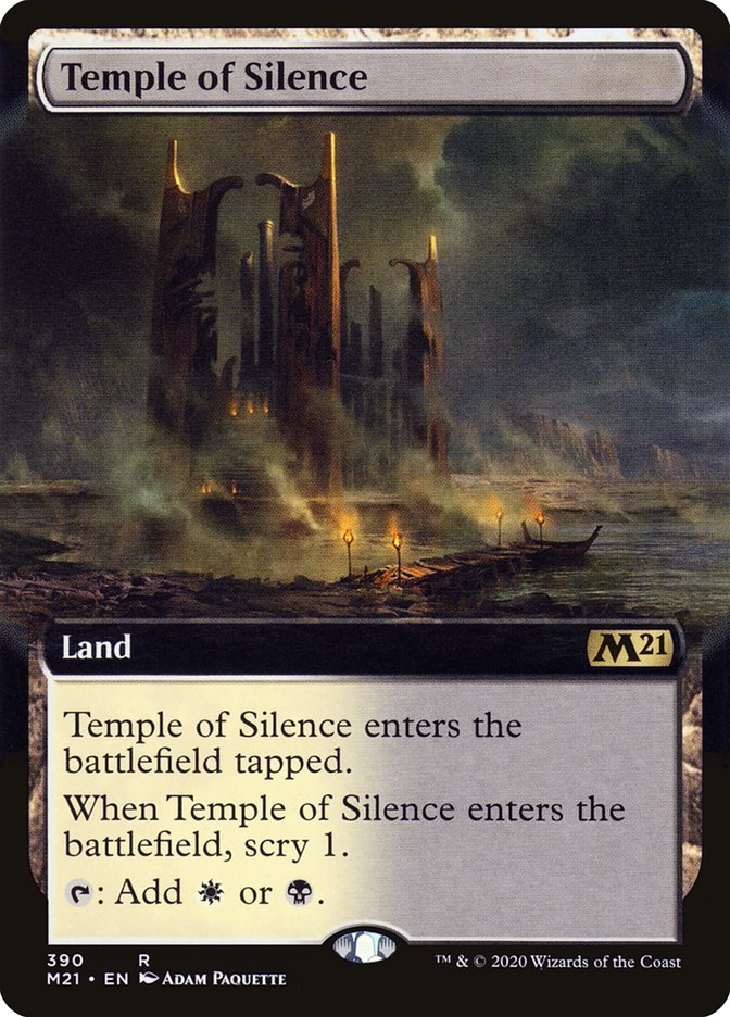 Temple of Silence (Extended Art) [Core Set 2021] | Gear Gaming Bentonville