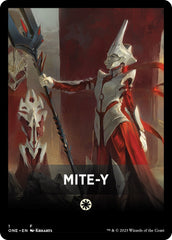 Mite-Y Theme Card [Phyrexia: All Will Be One Tokens] | Gear Gaming Bentonville