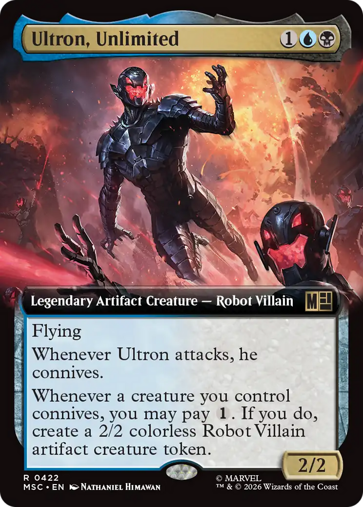 Ultron, Unlimited (Extended Art) [Marvel Super Heroes Commander] | Gear Gaming Bentonville