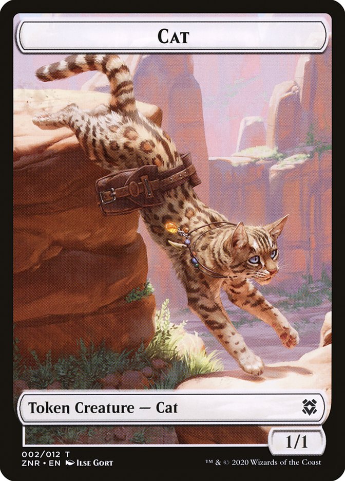 Cat Token [Zendikar Rising Tokens] | Gear Gaming Bentonville
