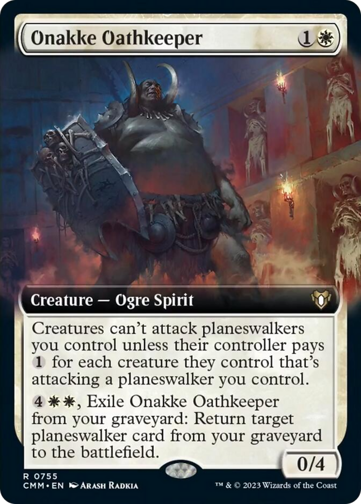 Onakke Oathkeeper (Extended Art) [Commander Masters] | Gear Gaming Bentonville