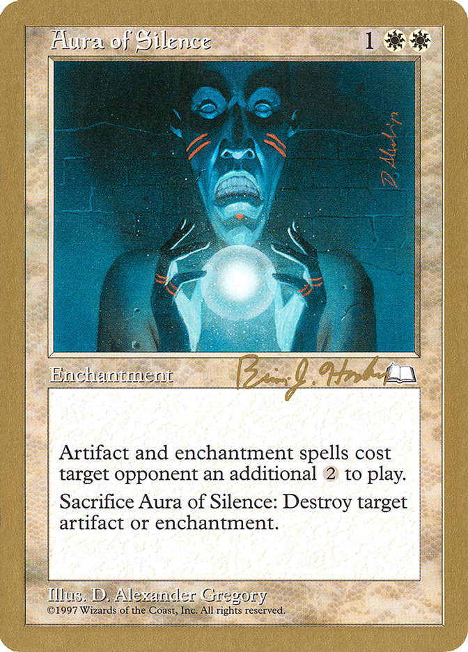 Aura of Silence (Brian Hacker) [World Championship Decks 1998] | Gear Gaming Bentonville