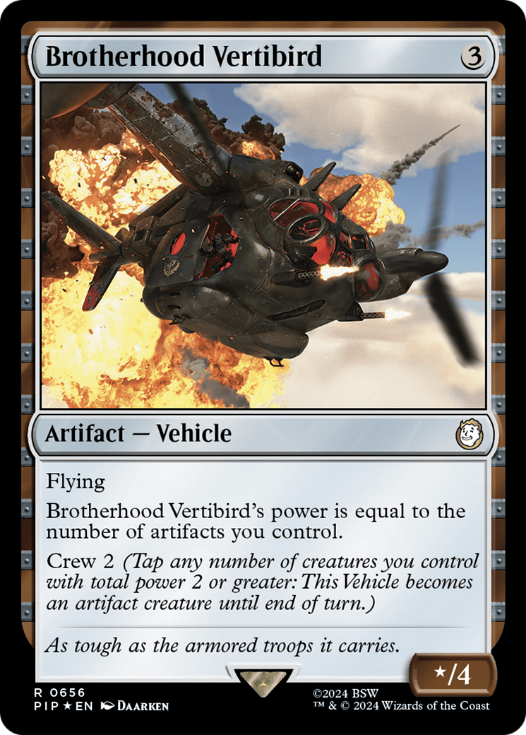 Brotherhood Vertibird (Surge Foil) [Fallout] | Gear Gaming Bentonville