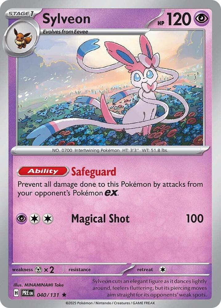 Sylveon (040/131) [Scarlet & Violet: Prismatic Evolutions] | Gear Gaming Bentonville