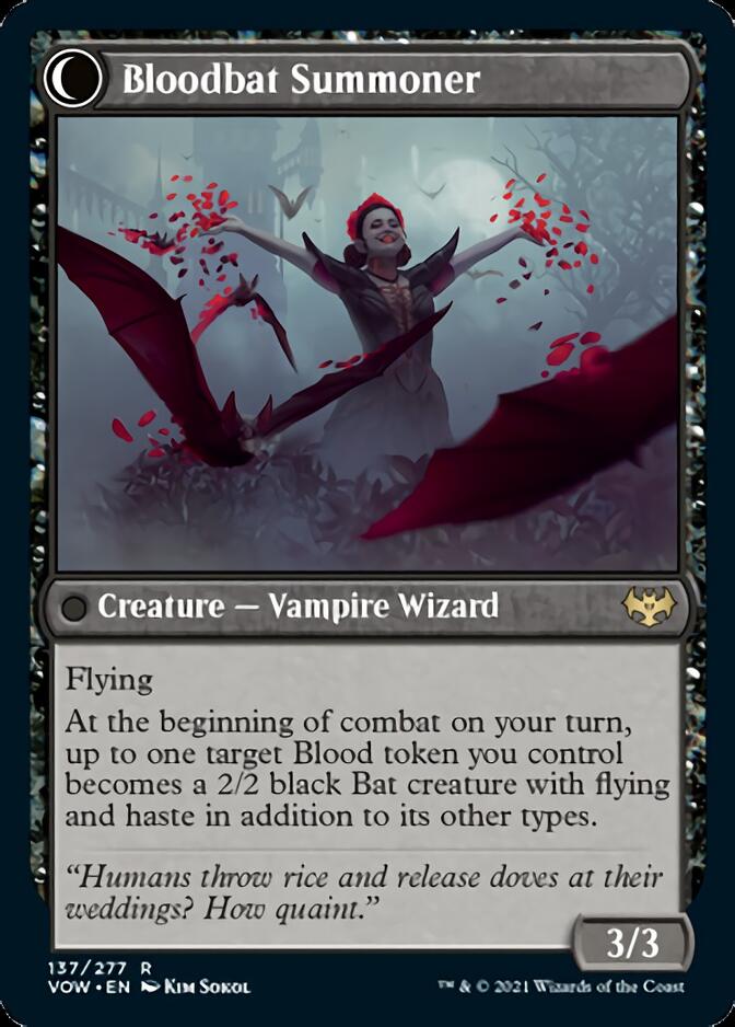Voldaren Bloodcaster // Bloodbat Summoner [Innistrad: Crimson Vow] | Gear Gaming Bentonville