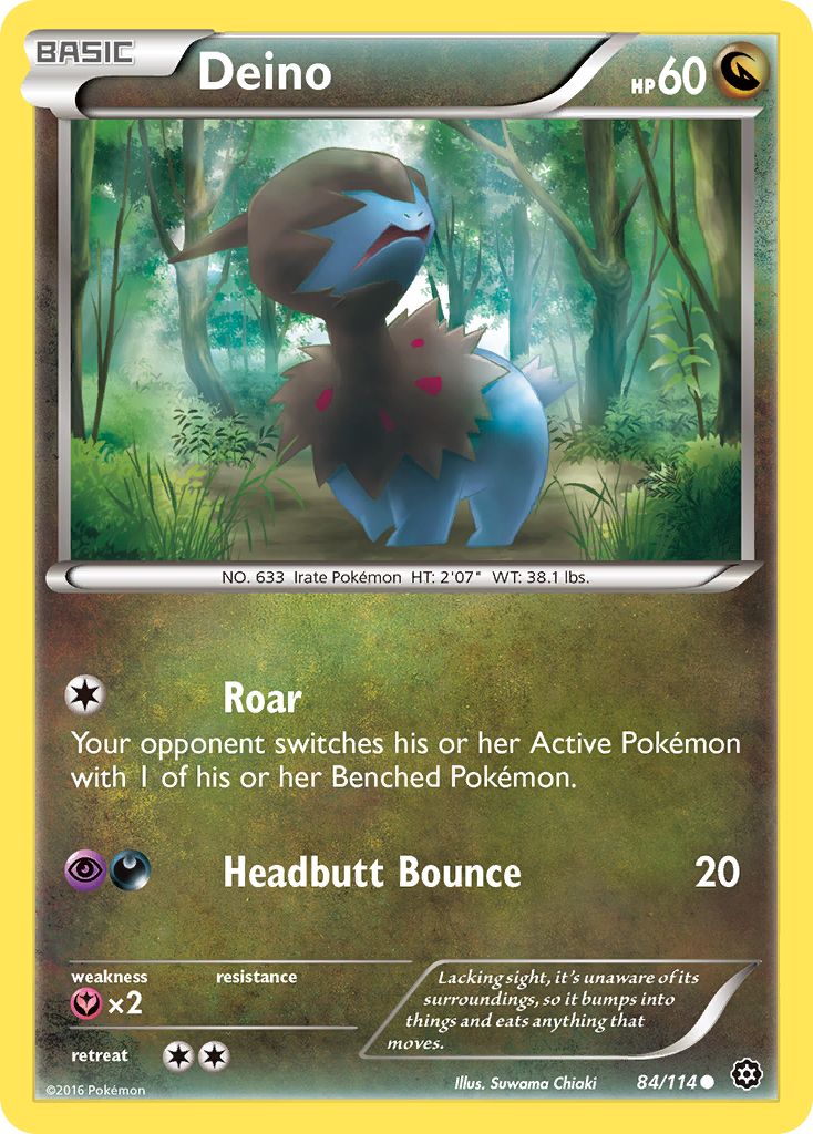 Deino (84/114) [XY: Steam Siege] | Gear Gaming Bentonville