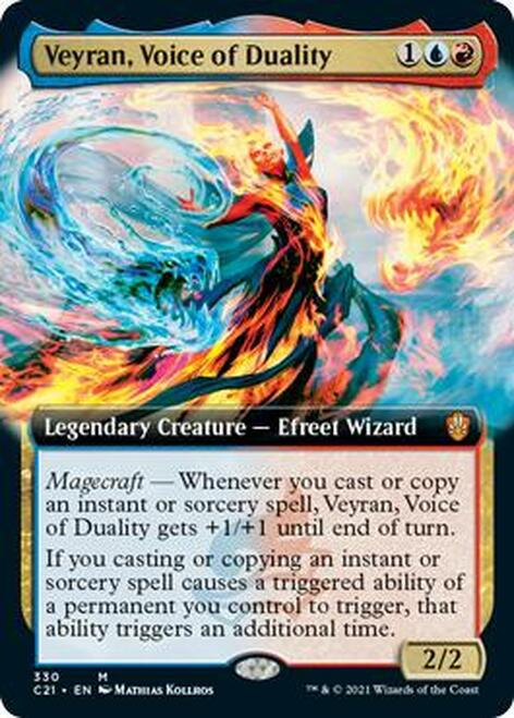 Veyran, Voice of Duality (Extended Art) [Commander 2021] | Gear Gaming Bentonville