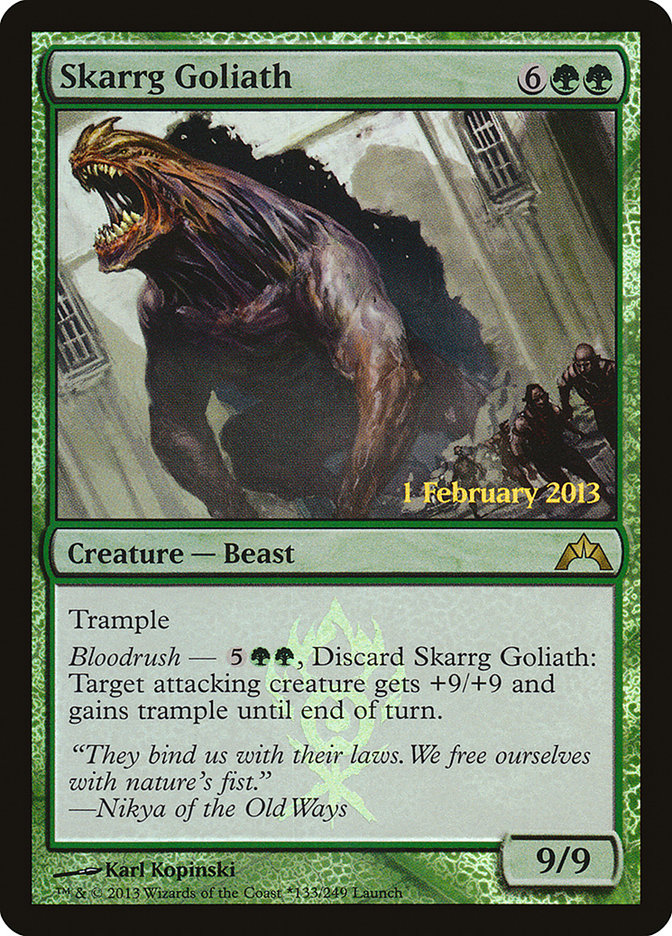 Skarrg Goliath (Launch) [Gatecrash Prerelease Promos] | Gear Gaming Bentonville