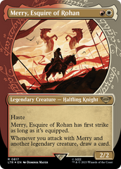 Merry, Esquire of Rohan (Showcase) (Surge Foil) [The Lord of the Rings: Tales of Middle-Earth] | Gear Gaming Bentonville