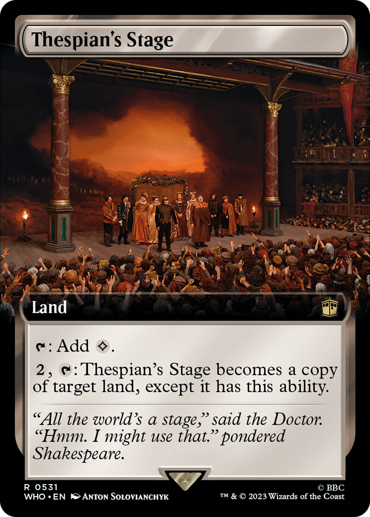 Thespian's Stage (Extended Art) [Doctor Who] | Gear Gaming Bentonville