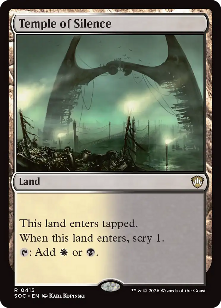 Temple of Silence [Secrets of Strixhaven Commander] | Gear Gaming Bentonville