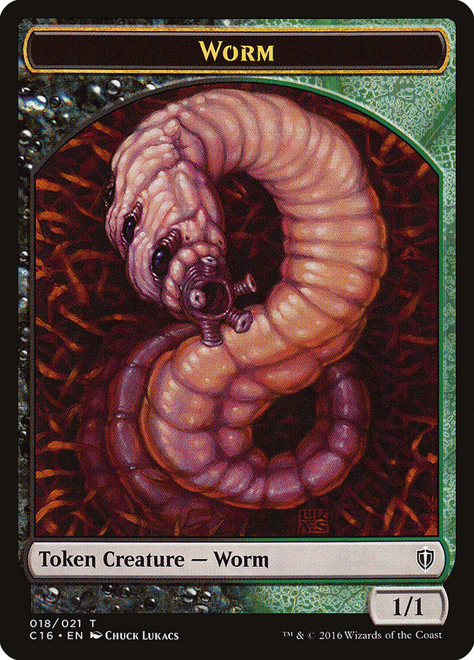 Worm Token [Commander 2016 Tokens] | Gear Gaming Bentonville