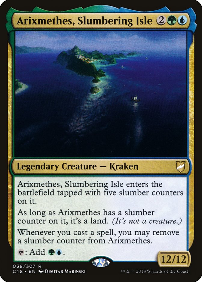 Arixmethes, Slumbering Isle [Commander 2018] | Gear Gaming Bentonville