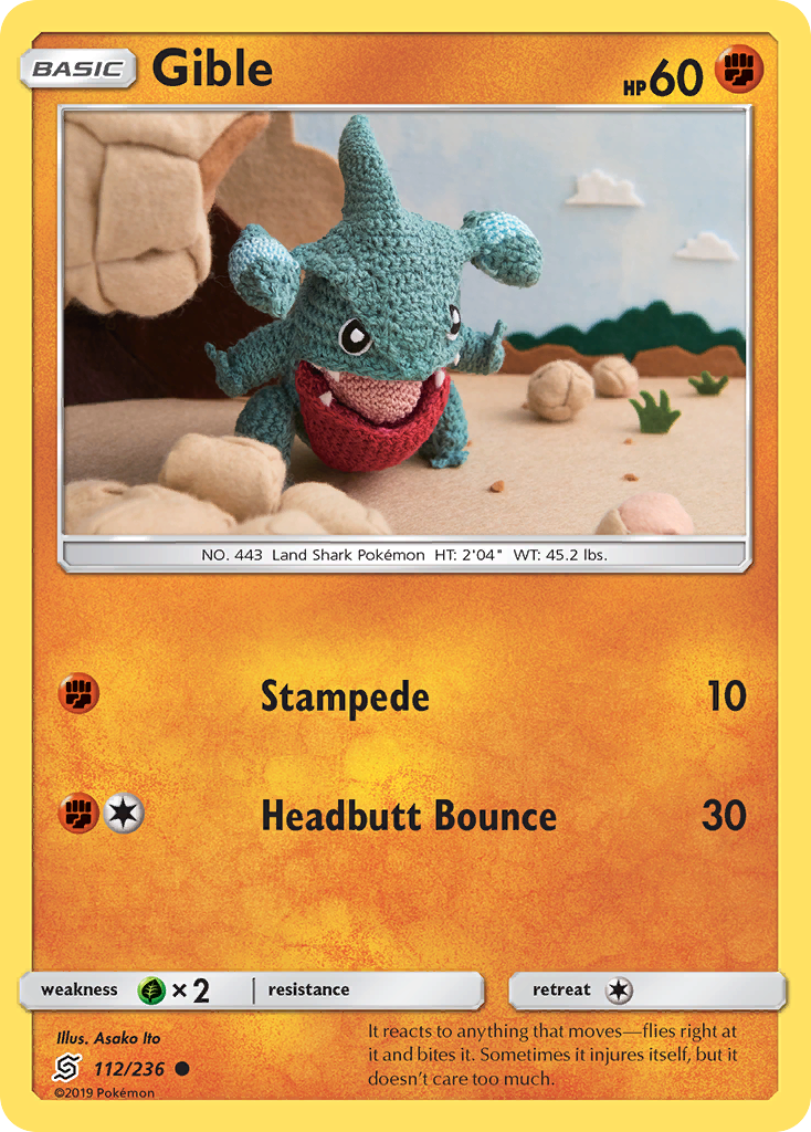 Gible (112/236) [Sun & Moon: Unified Minds] | Gear Gaming Bentonville