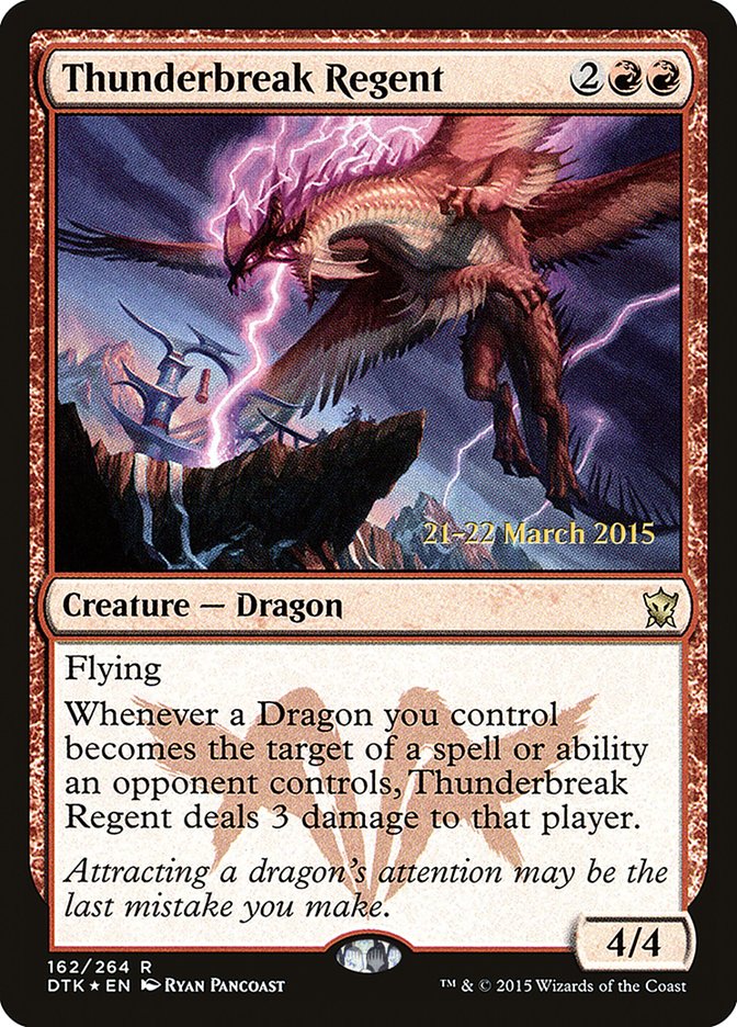Thunderbreak Regent [Dragons of Tarkir Prerelease Promos] | Gear Gaming Bentonville