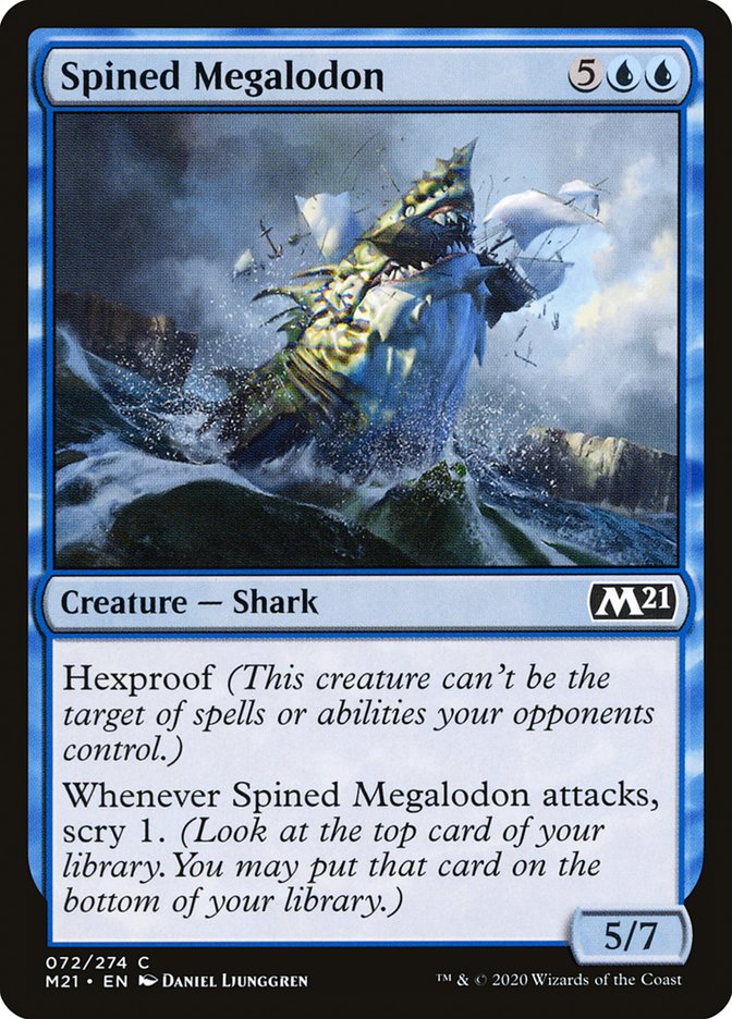 Spined Megalodon [Core Set 2021] | Gear Gaming Bentonville