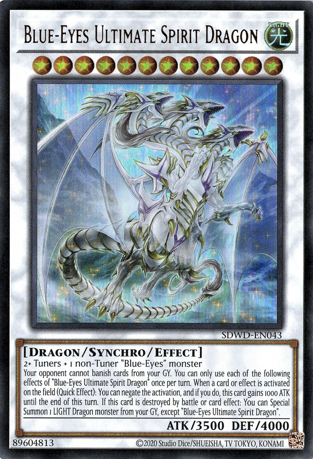 Blue-Eyes Ultimate Spirit Dragon (Unlimited) [SDWD-EN043] Ultra Rare | Gear Gaming Bentonville
