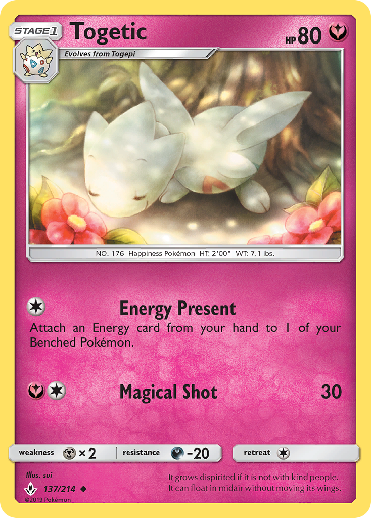 Togetic (137/214) [Sun & Moon: Unbroken Bonds] | Gear Gaming Bentonville
