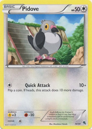 Pidove (14/30) [Black & White: Trainer Kit - Zoroark] | Gear Gaming Bentonville