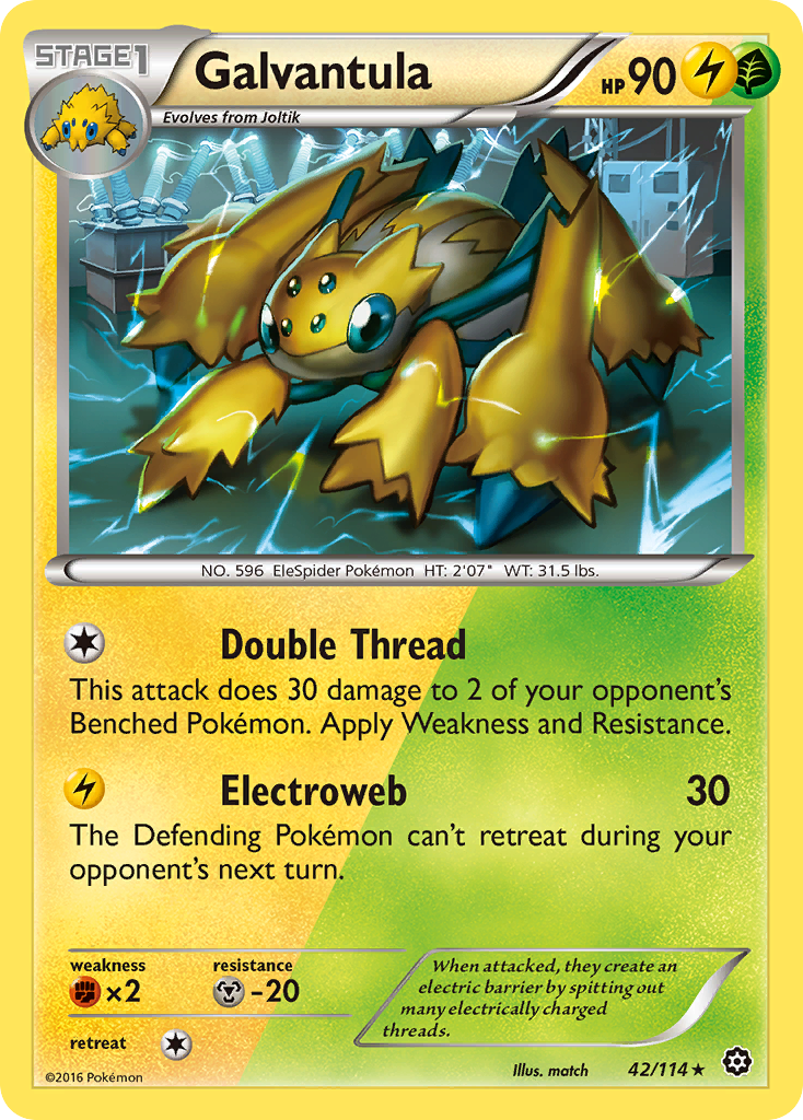 Galvantula (42/114) [XY: Steam Siege] | Gear Gaming Bentonville