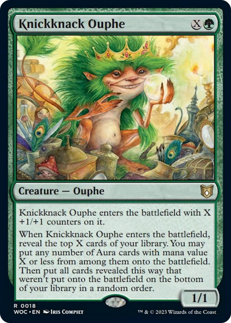 Knickknack Ouphe [Wilds of Eldraine Commander] | Gear Gaming Bentonville