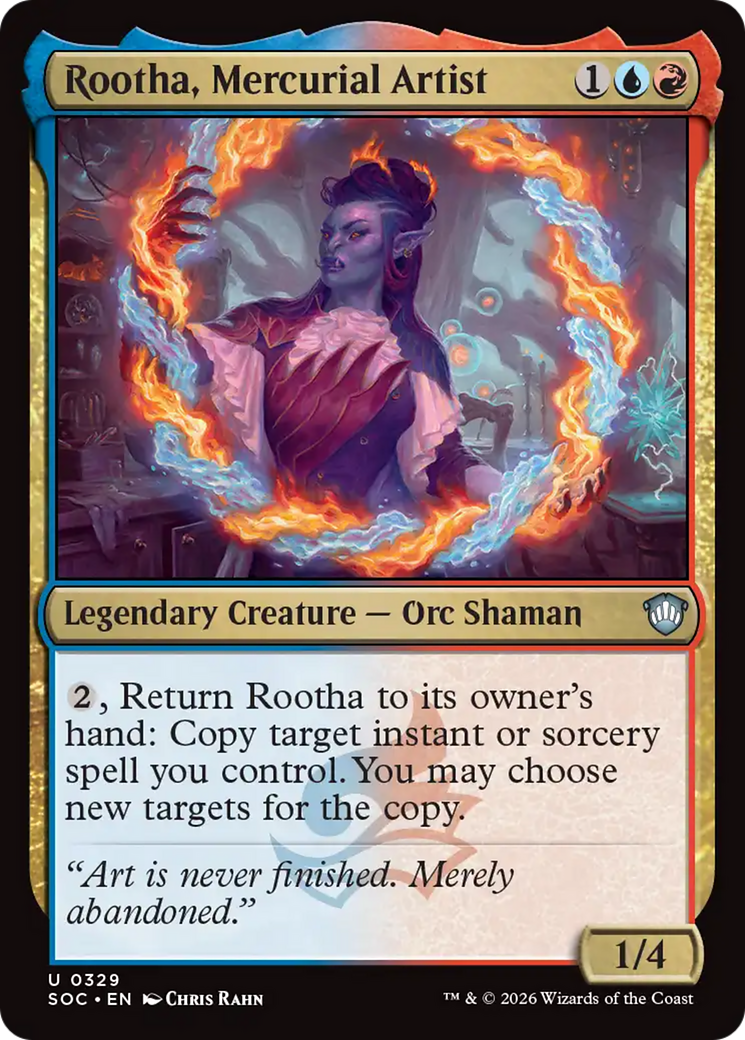 Rootha, Mercurial Artist [Secrets of Strixhaven Commander] | Gear Gaming Bentonville