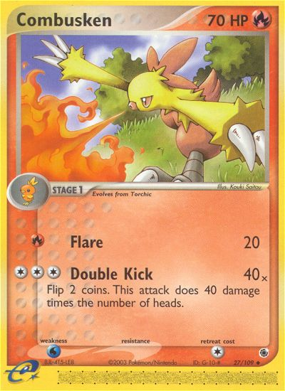 Combusken (27/109) [EX: Ruby & Sapphire] | Gear Gaming Bentonville