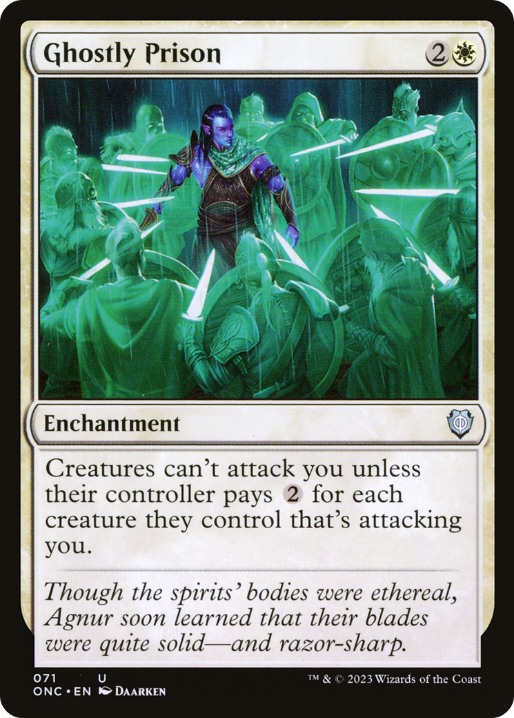 Ghostly Prison [Phyrexia: All Will Be One Commander] | Gear Gaming Bentonville