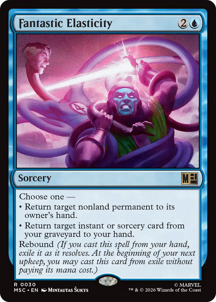 Fantastic Elasticity (Surge Foil) [Marvel Super Heroes Commander] | Gear Gaming Bentonville