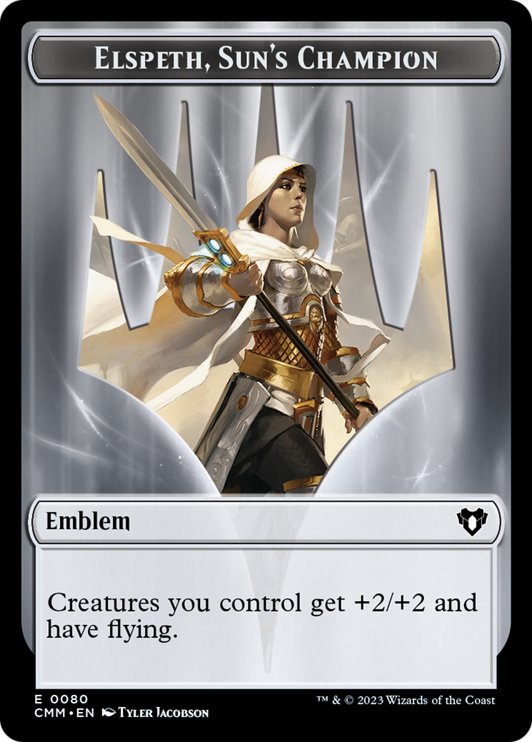 Elspeth, Sun's Champion Emblem // Copy (55) Double-Sided Token [Commander Masters Tokens] | Gear Gaming Bentonville