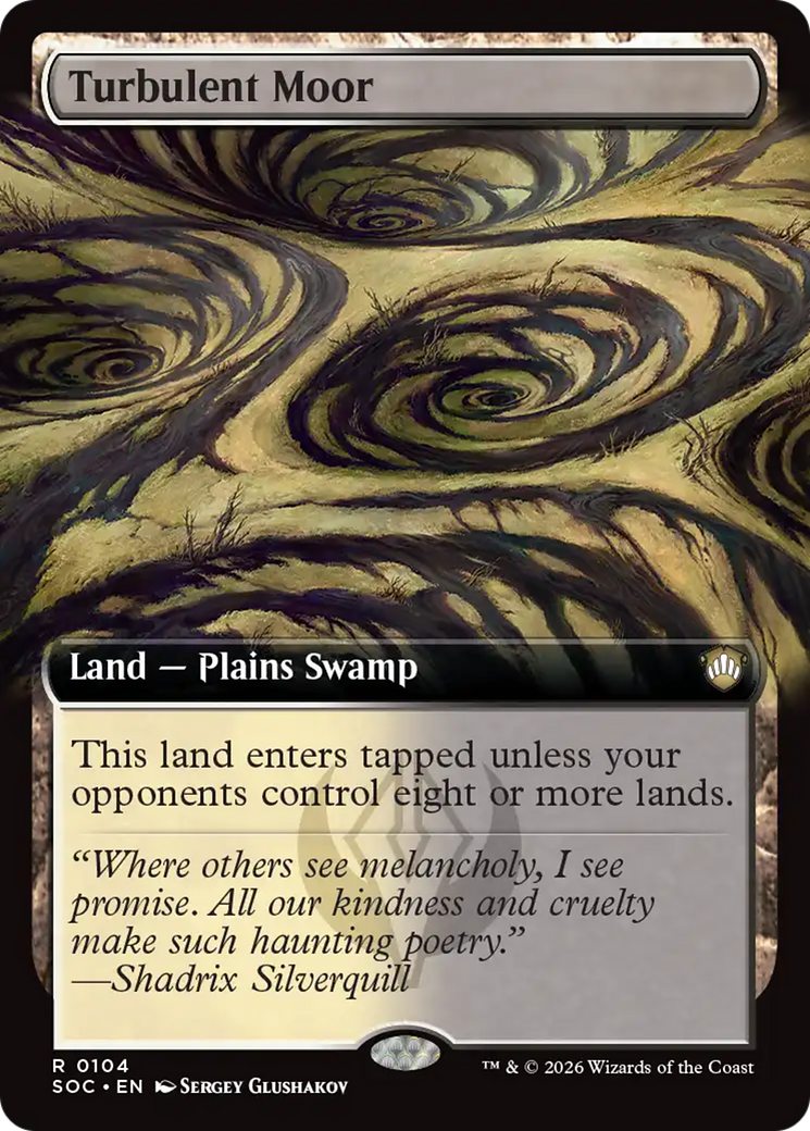 Turbulent Moor (Extended Art) [Secrets of Strixhaven Commander] | Gear Gaming Bentonville