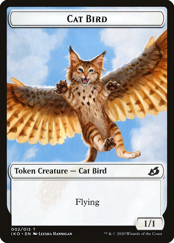 Cat Bird Token [Ikoria: Lair of Behemoths Tokens] | Gear Gaming Bentonville