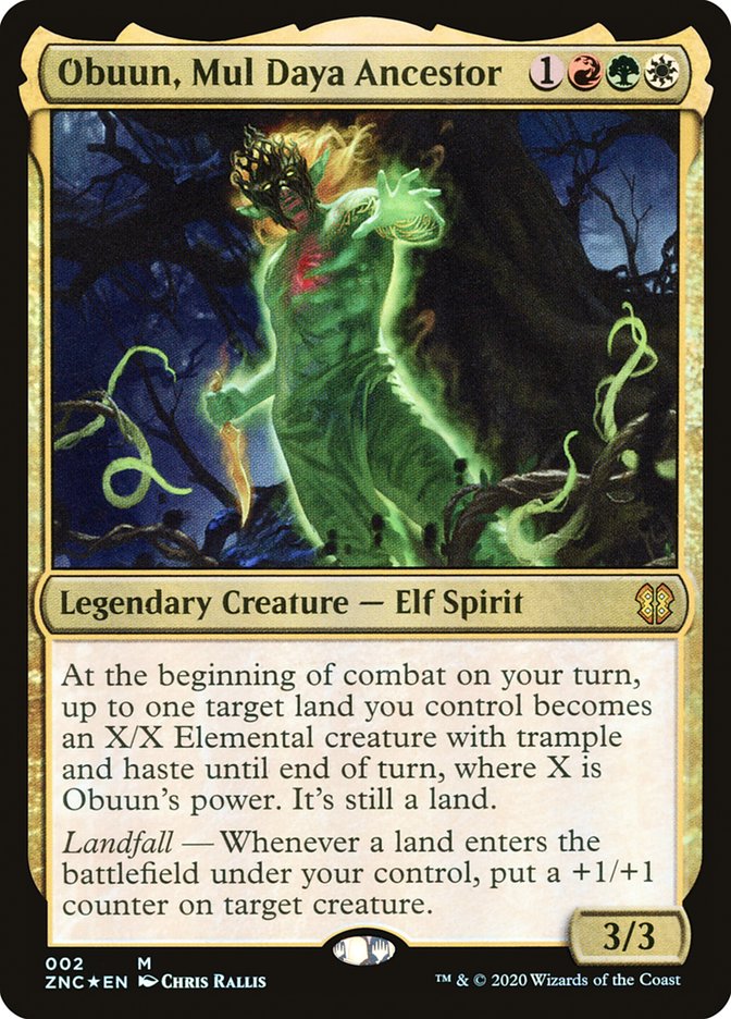 Obuun, Mul Daya Ancestor [Zendikar Rising Commander] | Gear Gaming Bentonville