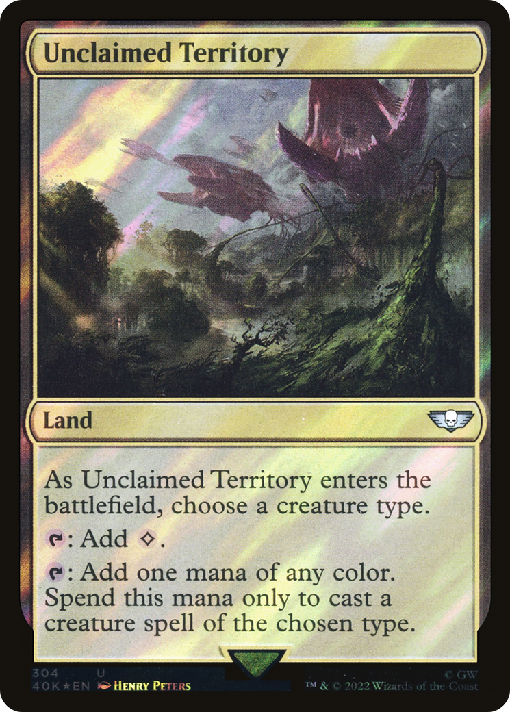 Unclaimed Territory (Surge Foil) [Marvel Super Heroes Commander] | Gear Gaming Bentonville