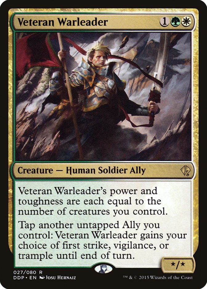 Veteran Warleader [Duel Decks: Zendikar vs. Eldrazi] | Gear Gaming Bentonville