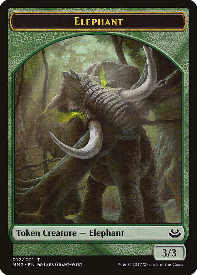 Elephant Token [Modern Masters 2017 Tokens] | Gear Gaming Bentonville