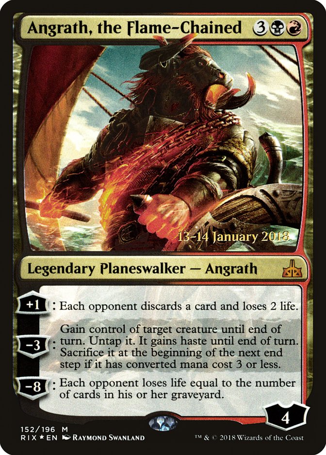 Angrath, the Flame-Chained [Rivals of Ixalan Prerelease Promos] | Gear Gaming Bentonville