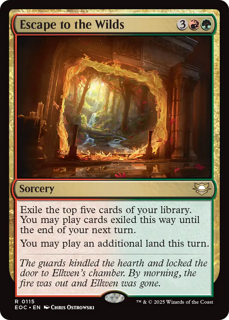 Escape to the Wilds [Edge of Eternities Commander] | Gear Gaming Bentonville