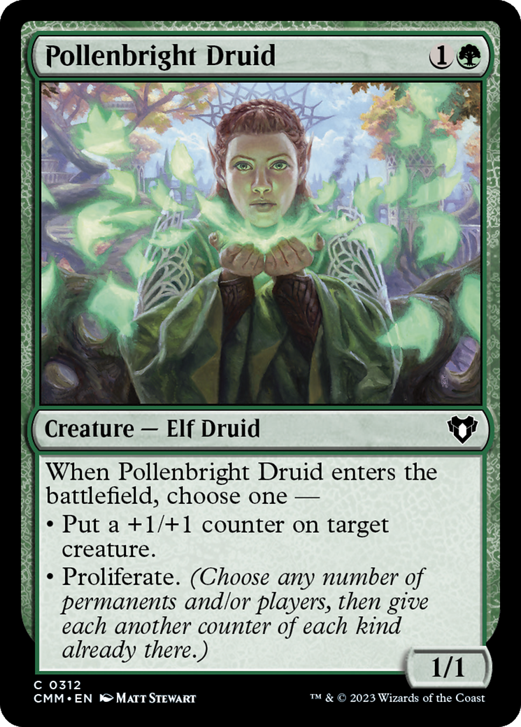 Pollenbright Druid [Commander Masters] | Gear Gaming Bentonville